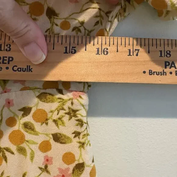 Urban Outfitters M Bloom Dainty Smocked‎ Minidress Sundress Feminine Low Cut - Picture 14 of 16